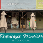 Snapdragon Provisions in Colfax CA, cozy cafe with vegan and gluten-free whole foods offerings