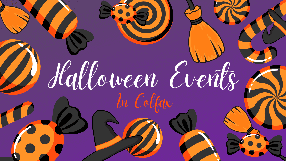 Colfax Trunk or Treat Halloween event flyer showing October 31st