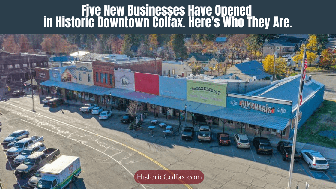 hree new vintage and antique shops opening at the Historic Fruit Exchange Building at 229 Railroad Street in Historic Downtown Colfax CA June 2026